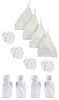 Unisex Knotted Caps , Booties and Mittens - 10 Piece Set