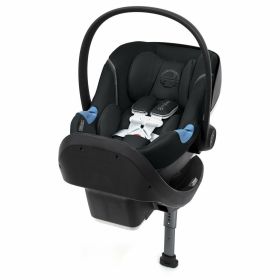 Cybex Aton M Infant Car Seat With SafeLock Base - Lavastone Black