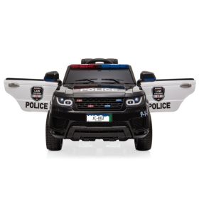 12V Kids Police Ride On Car Electric W/ Remote Control