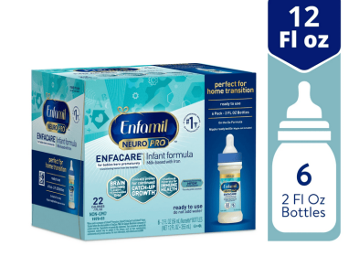 Enfamil NeuroPro EnfaCare Premature Discharge Liquid Baby Formula, 2 fl oz Bottle, 6 count