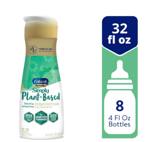 Enfamil ProSobee Plant-Based Liquid Baby Formula, Dairy Free, Lactose Free, 32 fl oz Bottle