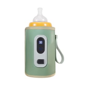 1Pc Baby Bottle Warmer (Color: Green)